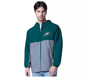 Officially Licensed Men's Lightweight Full Zip Jacket w/ Hood