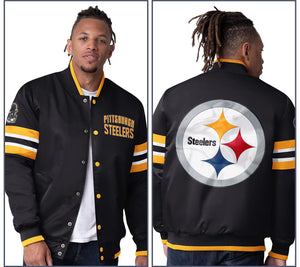 Starter Satin Twill Snap Front Jacket