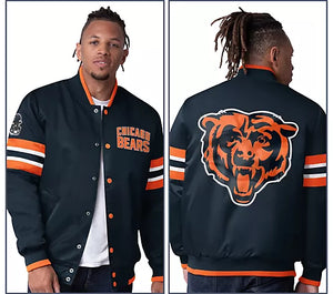 Starter Satin Twill Snap Front Jacket