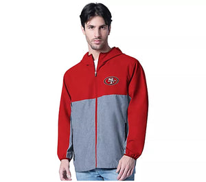 Officially Licensed Men's Lightweight Full Zip Jacket w/ Hood