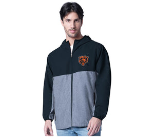 Officially Licensed Men's Lightweight Full Zip Jacket w/ Hood