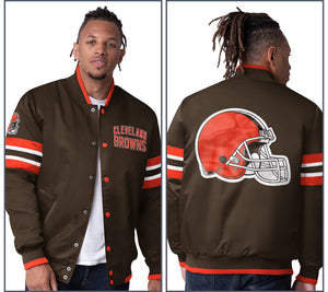 Starter Satin Twill Snap Front Jacket