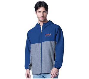 Officially Licensed Men's Lightweight Full Zip Jacket w/ Hood