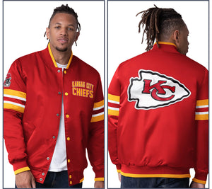 Starter Satin Twill Snap Front Jacket