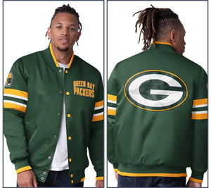 Starter Satin Twill Snap Front Jacket